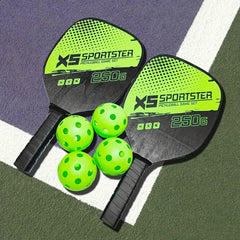 6pcs 40 Holes 74mm Pickleball PE High Elastic Pickleball Training