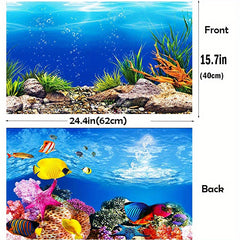 Underwater World HD Poster Background for Aquariums