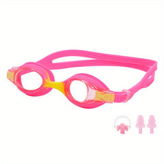 TAG Silicone Kids Swimming Goggles Waterproof Anti fog HD Swimming Glasses