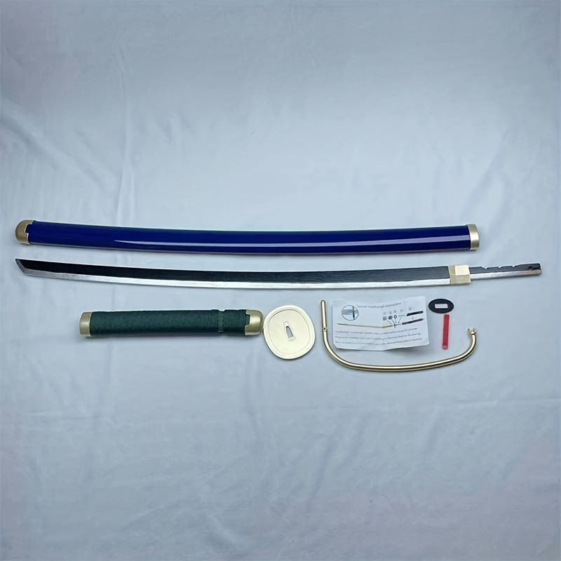 Wooden Samurai Sword with Display Stand for Games