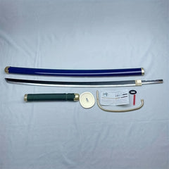 Wooden Samurai Sword with Display Stand for Games