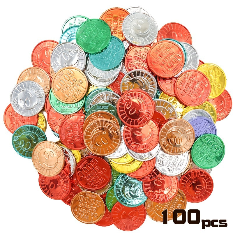 Pirate Smiley Face Game Coin Lucky Coin Props Electroplated