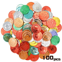 Pirate Smiley Face Game Coin Lucky Coin Props Electroplated