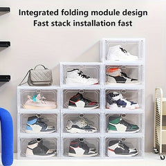 Transparent Shoe Box Shoe Storage Container Stackable Sports Shoe Storage