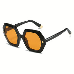 Large Geometric Frame Sunglasses For Women Men UV400