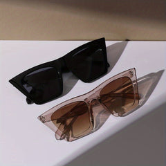 2 Pairs Cat Eye Sunglasses Y2K Mod Glasses UV400