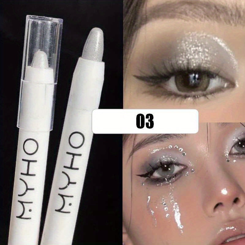 Glitter Eyeliner Highlighter Pencil Long Lasting