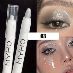 Glitter Eyeliner Highlighter Pencil Long Lasting
