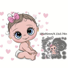 1pc Baby Boy Girl Metal Cutting Dies Stencil Paper Embossing DIY Scrapbooking