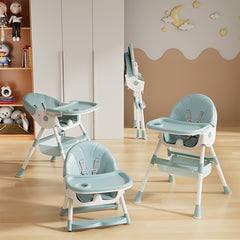 4-In-1 Baby High Chair Child Feeding Height Convertible Removable Tray