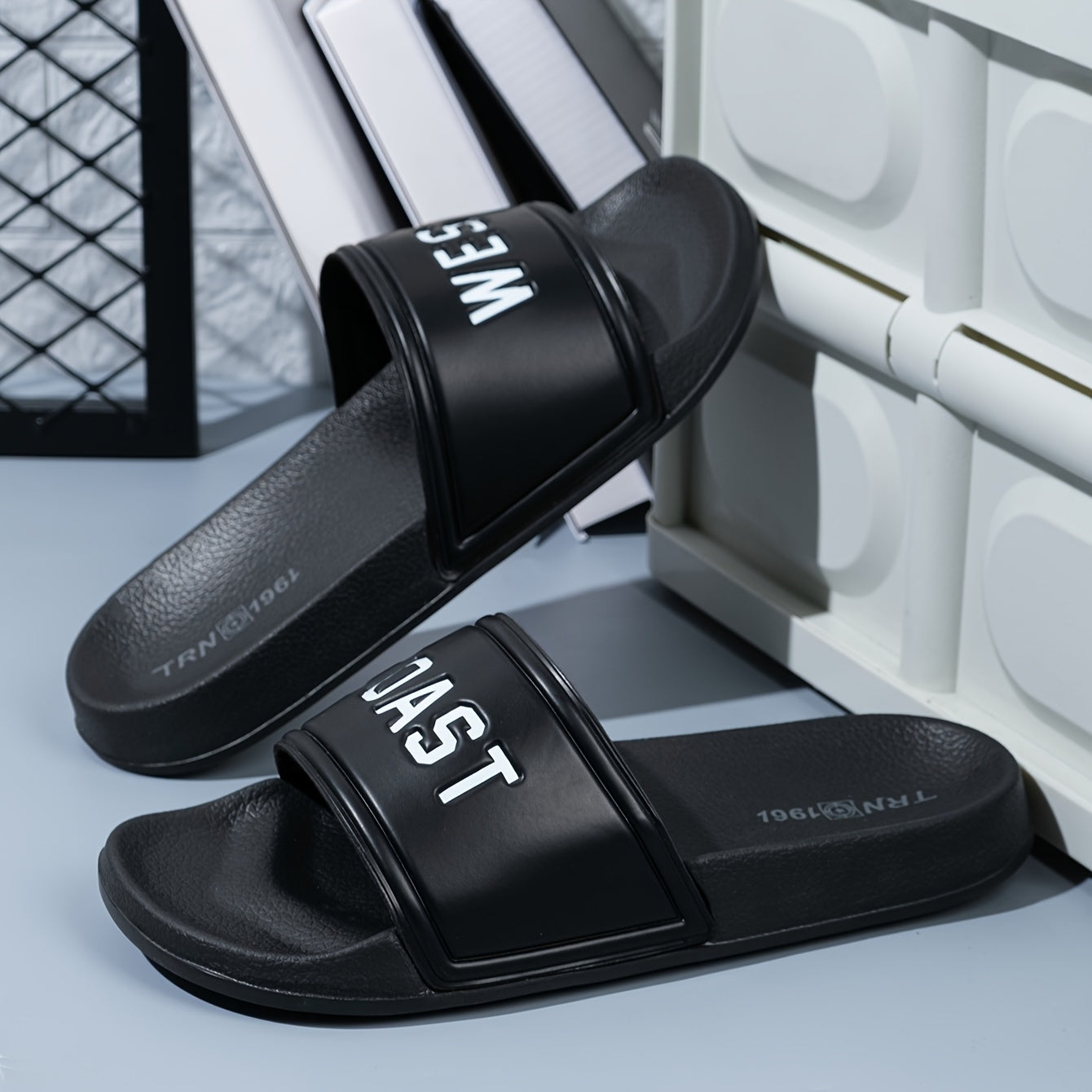Open Toe Sports Sandals Thick Sole Wear Resistance Non Slip Slides
