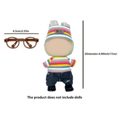 Doll Clothes Accessories Set for 6-9 Inch Dolls, Fashionable Toy for Children