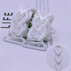 Heart Embroidery Shoulder Straps Invisible Adjustable Underwear Straps