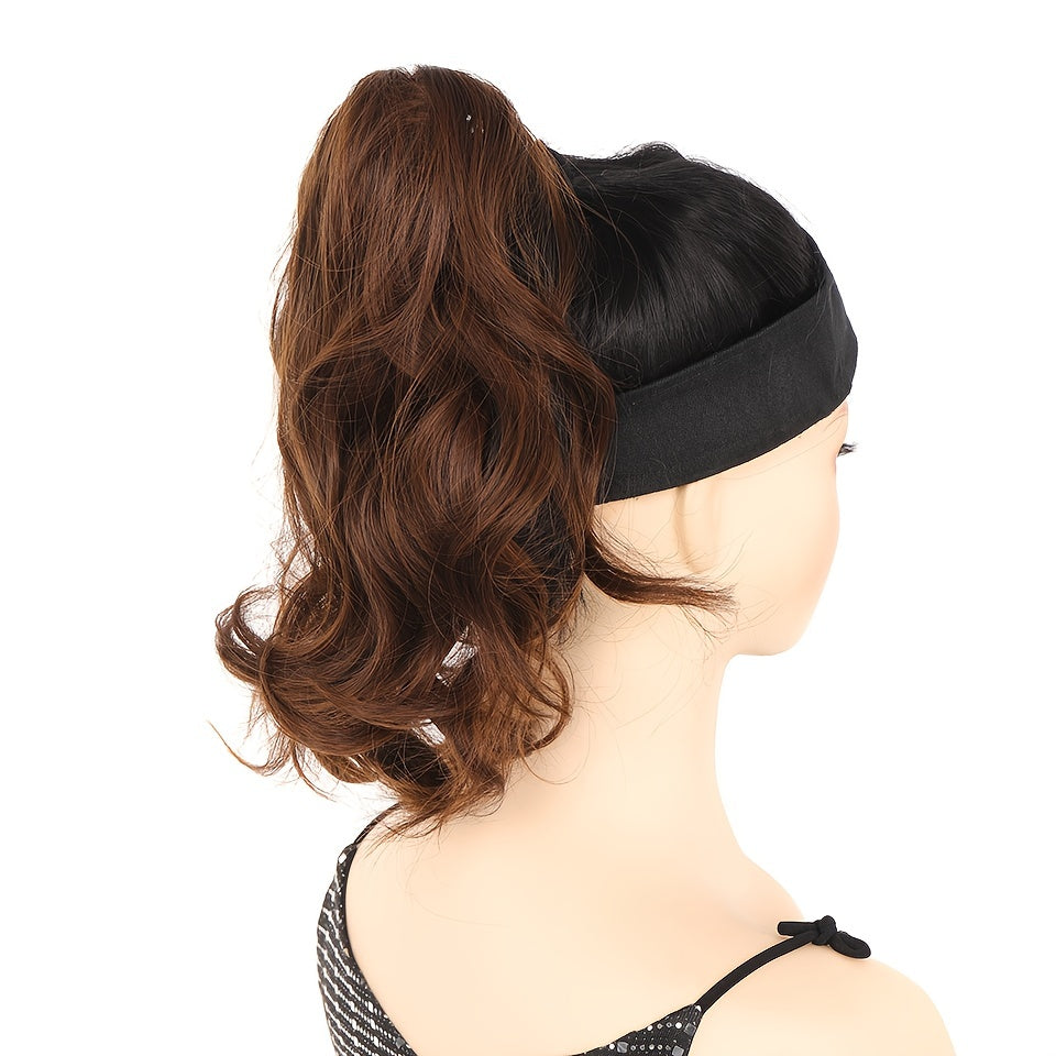 Long Curly Wavy Clip In Ponytail Extensions