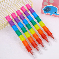6pcs Crayons Colored Pencils School Supplies Kids Birthday Party Favors