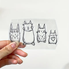 Cartoon Animal Silicone Stamps for Unique Holiday Cards
