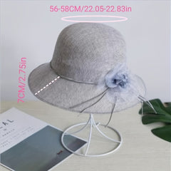 Mesh Breathable Solid Bucket Hat Adjustable Travel Beach Hats
