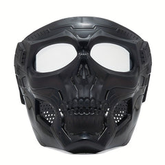 Skull Mask Full Face Tactical Masks PC Lens Halloween Motorcycle Goggles
