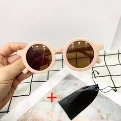 Boys Round Frame Sunglasses UV Protection Kids Accessories