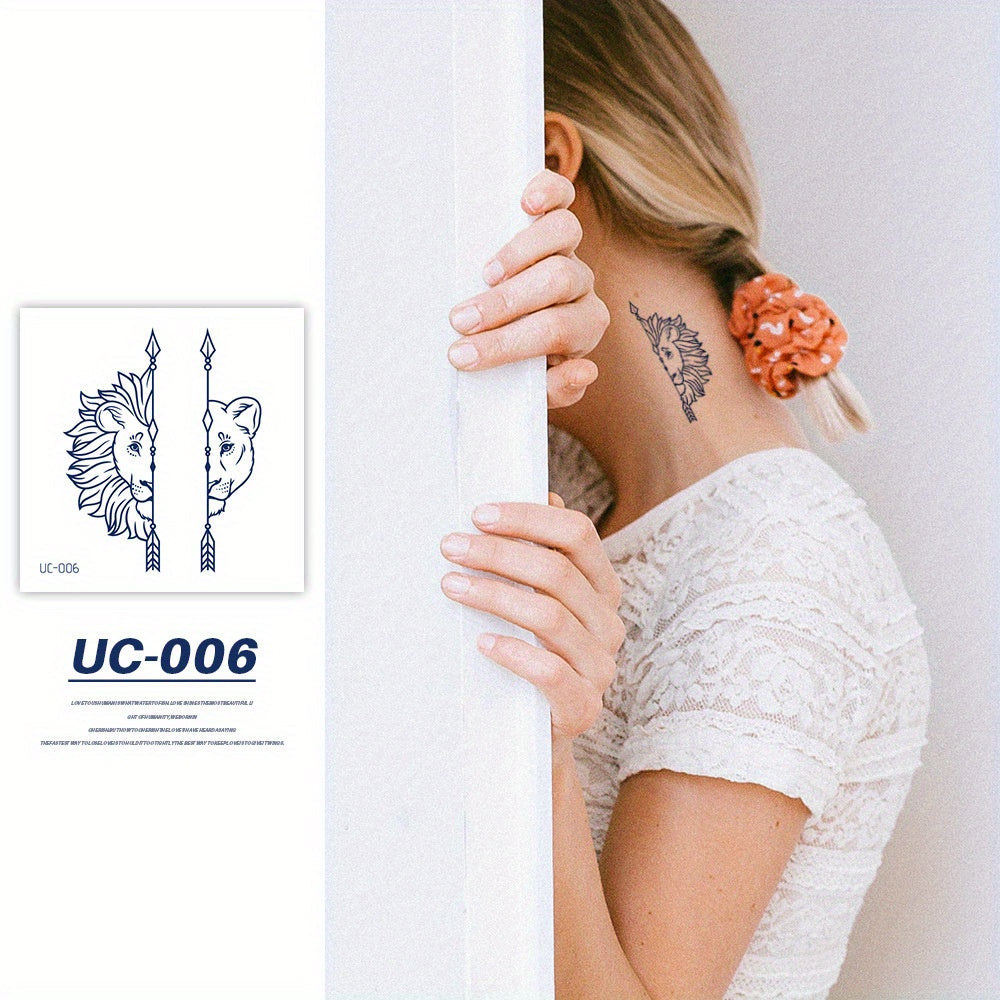 Juice Semi Permanent Temporary Tattoo Sticker Men Women Handsome Refreshing