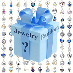 Mystery Jewelry Gift Box with 1000 Styles Pendants & Necklaces