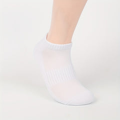 Men's Breathable Cotton Ankle Socks - 3 Pairs