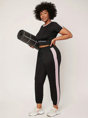 Colorful Letter Print Two Piece Set