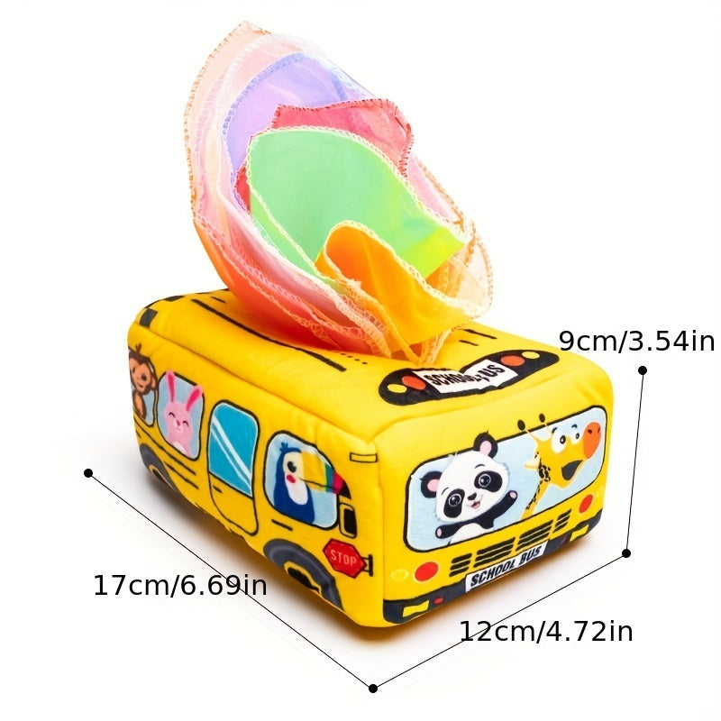 Tear-Resistant Tissue Box Toy for Infants