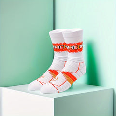 3Pairs Gameover Basketball Socks Men's Thickened Sports Crew Running Hikin