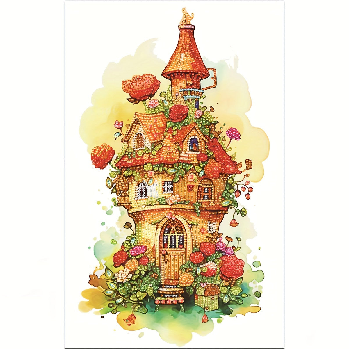 House Landscape 5D Diamond Painting Kit DIY Home Wall Decor