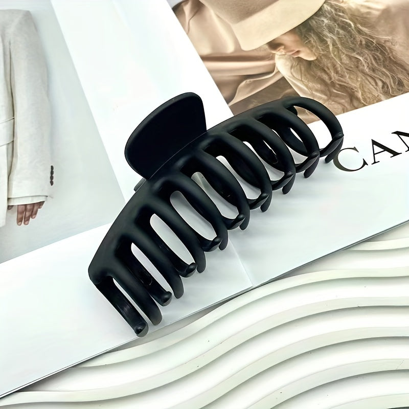 3pcs Plain Hair Clips Claw Clips Daily Hair Accessories For Girls Kids