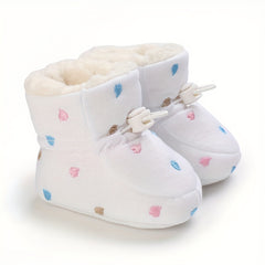 Soft and Warm Baby Girls Boots for Indoor Outdoor Walking Winter