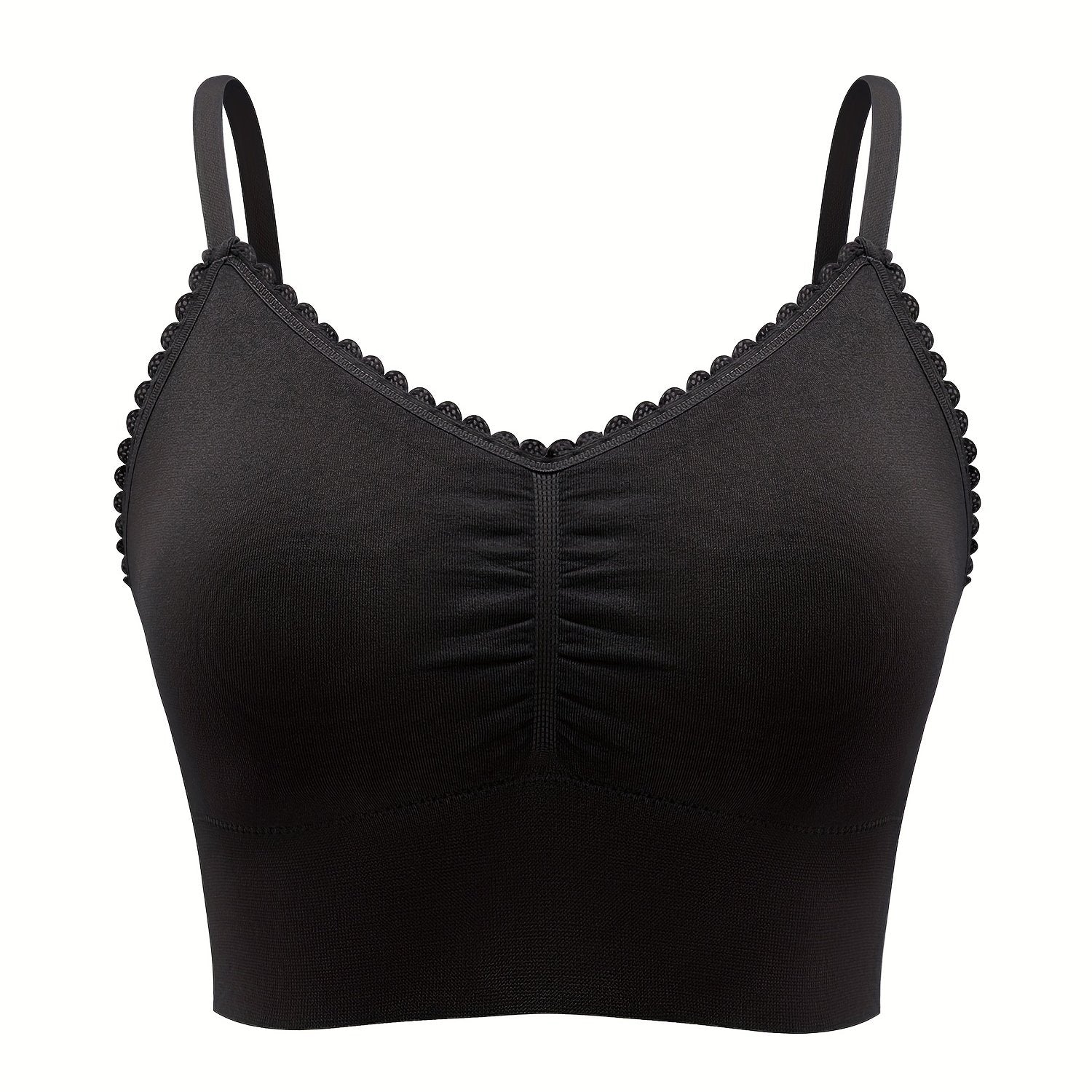 Comfortable Full Coverage Bra with Breathable Stretch Fabric
