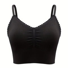 Comfortable Full Coverage Bra with Breathable Stretch Fabric