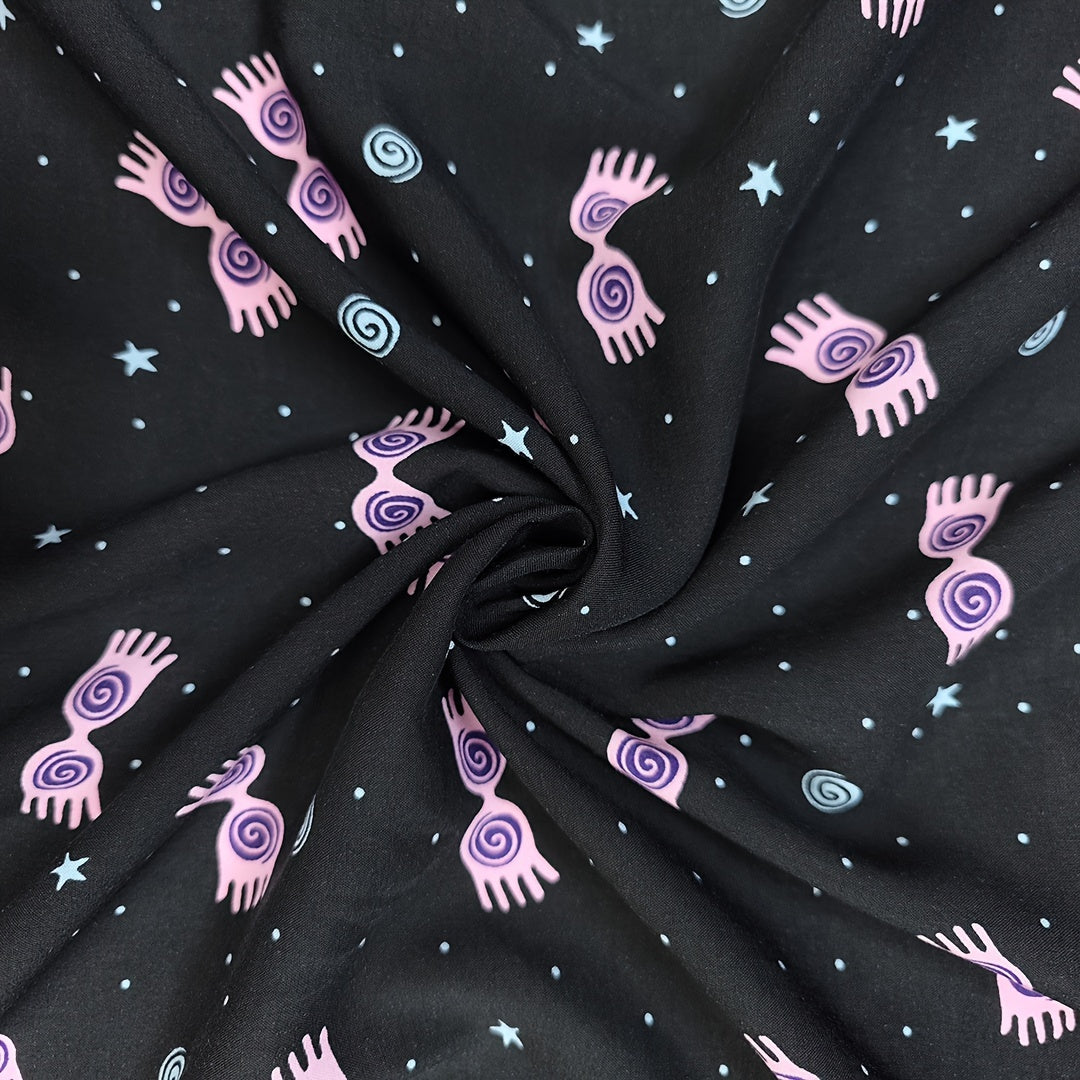 1pc Faux Cotton Fabric Diy Cloth Dress Pants Quilt Covering 1yard Cut Size