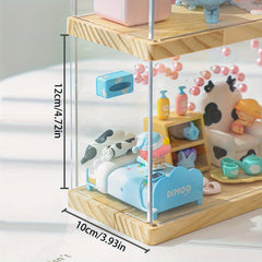 1pc Hand Storage Box Building Blocks Display Box Transparent Dustproof