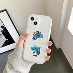 50pcs Ocean Dolphin Vinyl Stickers for Notebooks Water Bottles & More