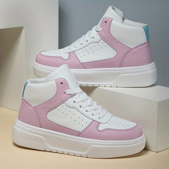 Women's Lightweight Block Skate Shoes Wear-Resistant Chunky Sneakers