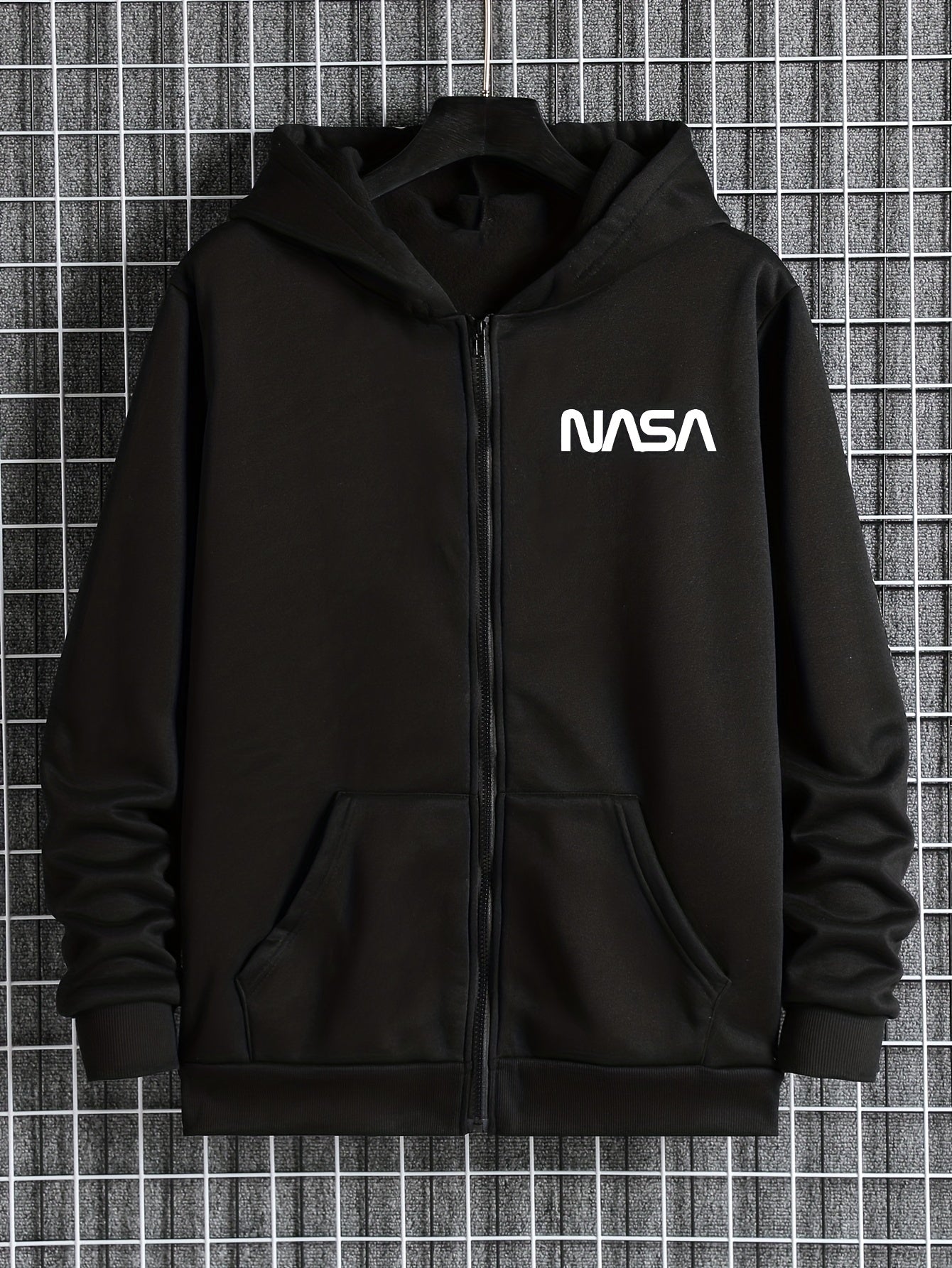 Casual Hoodie Boys Girls Sweatshirt Top Zipper Up Pockets Gift