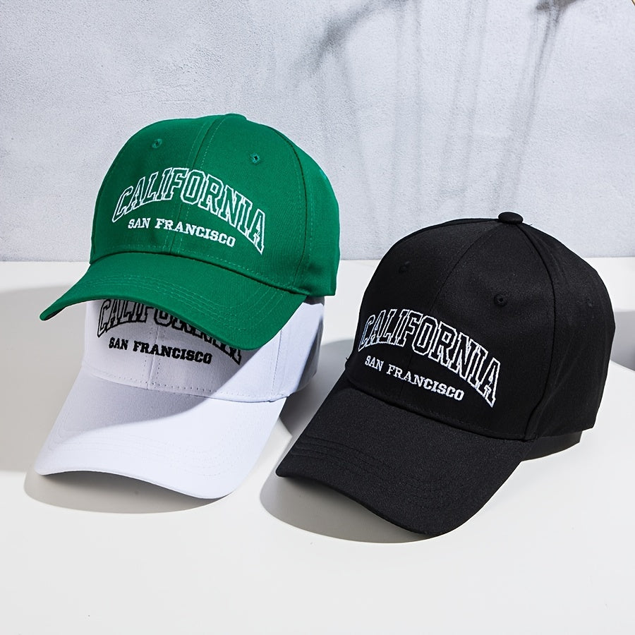Letter Embroidered Baseball Cap Men Women Casual Cap