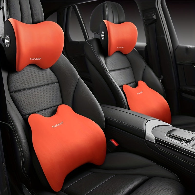 Memory Foam Car Neck Pillow Waist Cushion for Driving Auto Headrest Pillow