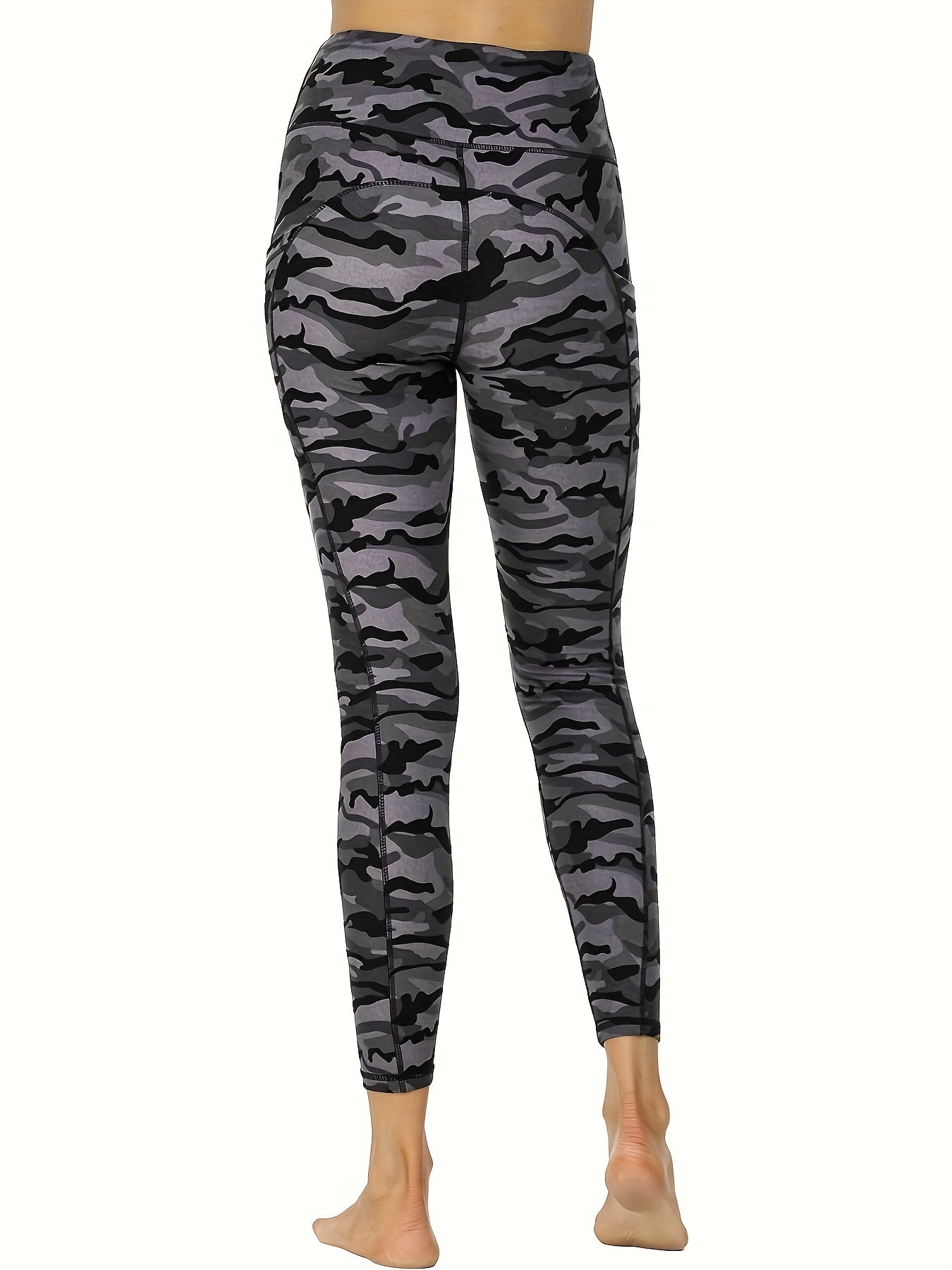 Camouflage Butt Lifting Leggings High Stretch Yoga Pants