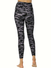 Camouflage Butt Lifting Leggings High Stretch Yoga Pants