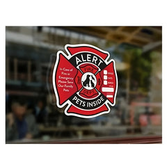 4pcs Pet Alarm Self adhesive Label Pet Inside Pet Inside Sticker