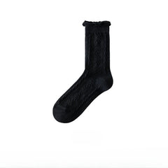 Solid Socks Comfy & Breathable Women's Stockings & Hosiery