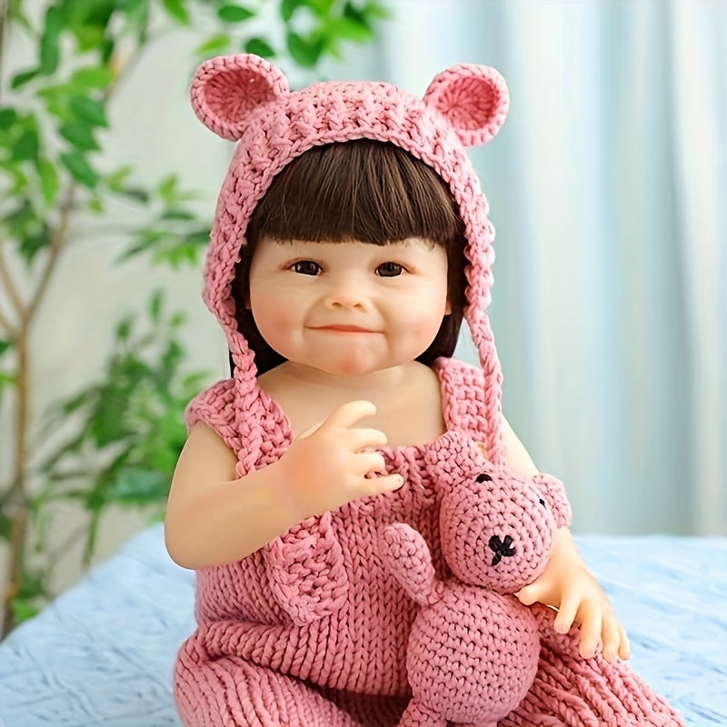 22" Soft Vinyl Silicone Reborn Baby Dolls Gift for Children
