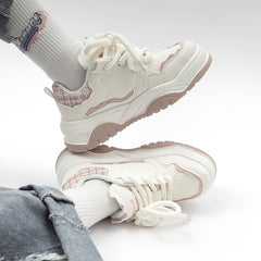 Women's Star Pattern Low Skate Shoes Platform Sports Shoes