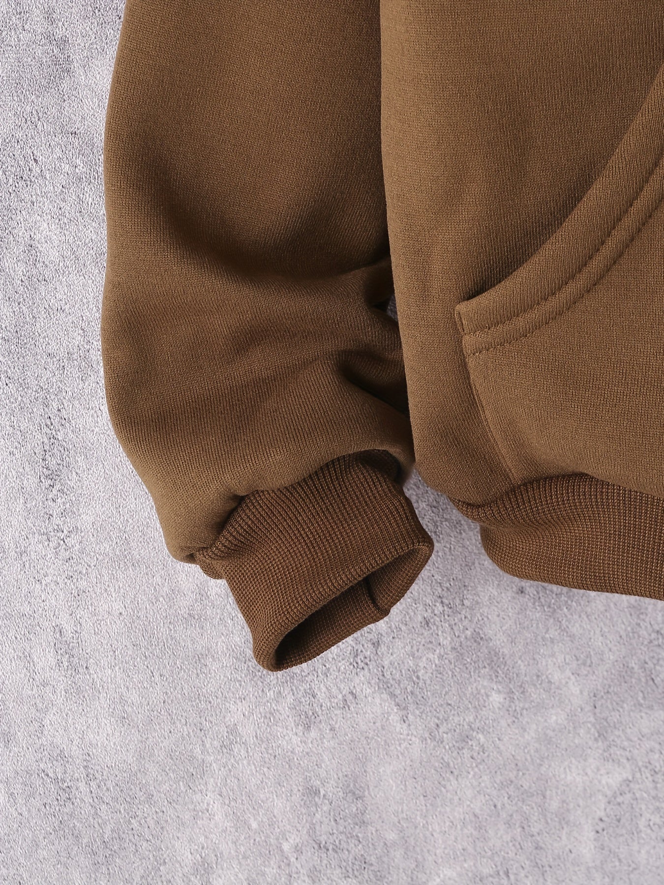 Boys Brown Hoodie Jacket
