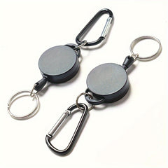 Creative Key Ring Holder Carabiner Retractable for Camping