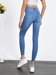 High Waist Slim Fit Skinny Jeans for Women